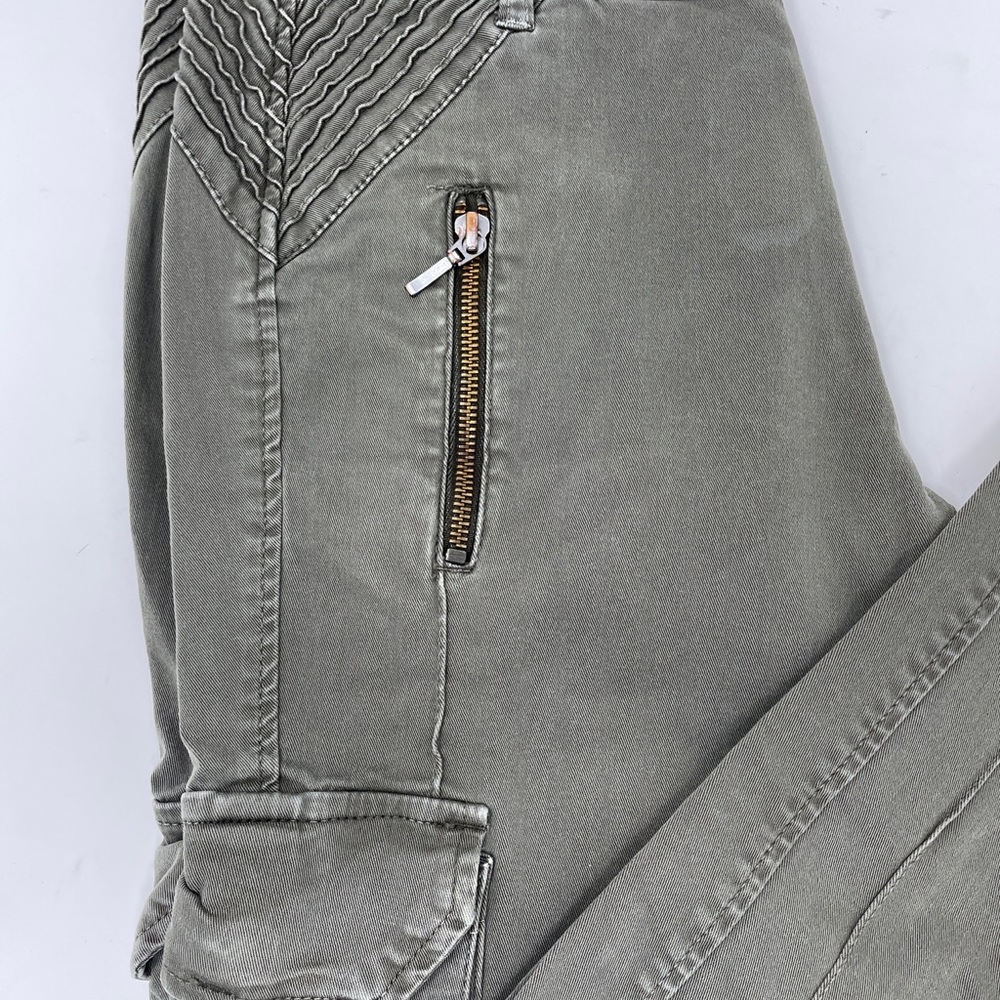 Zara slim fit jeans green size 6 - Picture 6 of 10